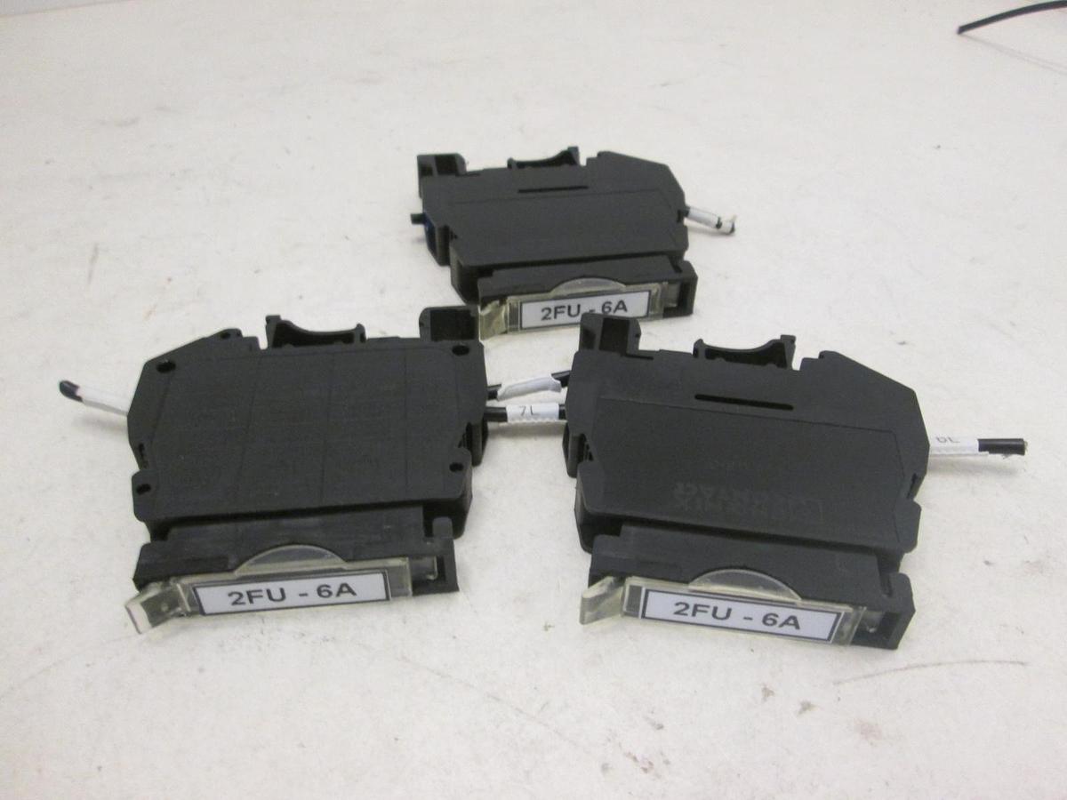 Used Phoenix Contact, Type USIG, Terminal Fuse Block, 6A, Used, Lot of 3