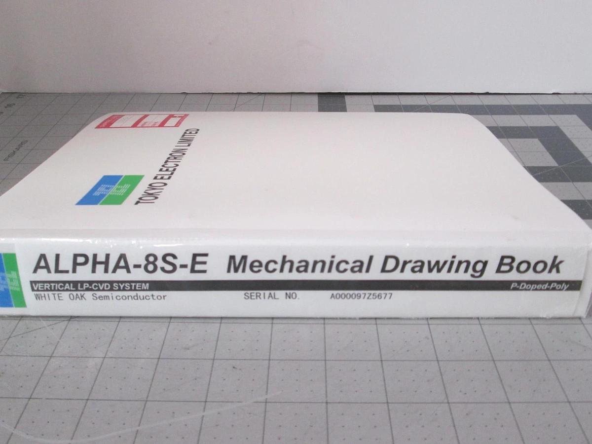 Used TEL Tokyo, ALPHA-8S-E, Mechanical Drawing Book P-Doped-POLY, Used