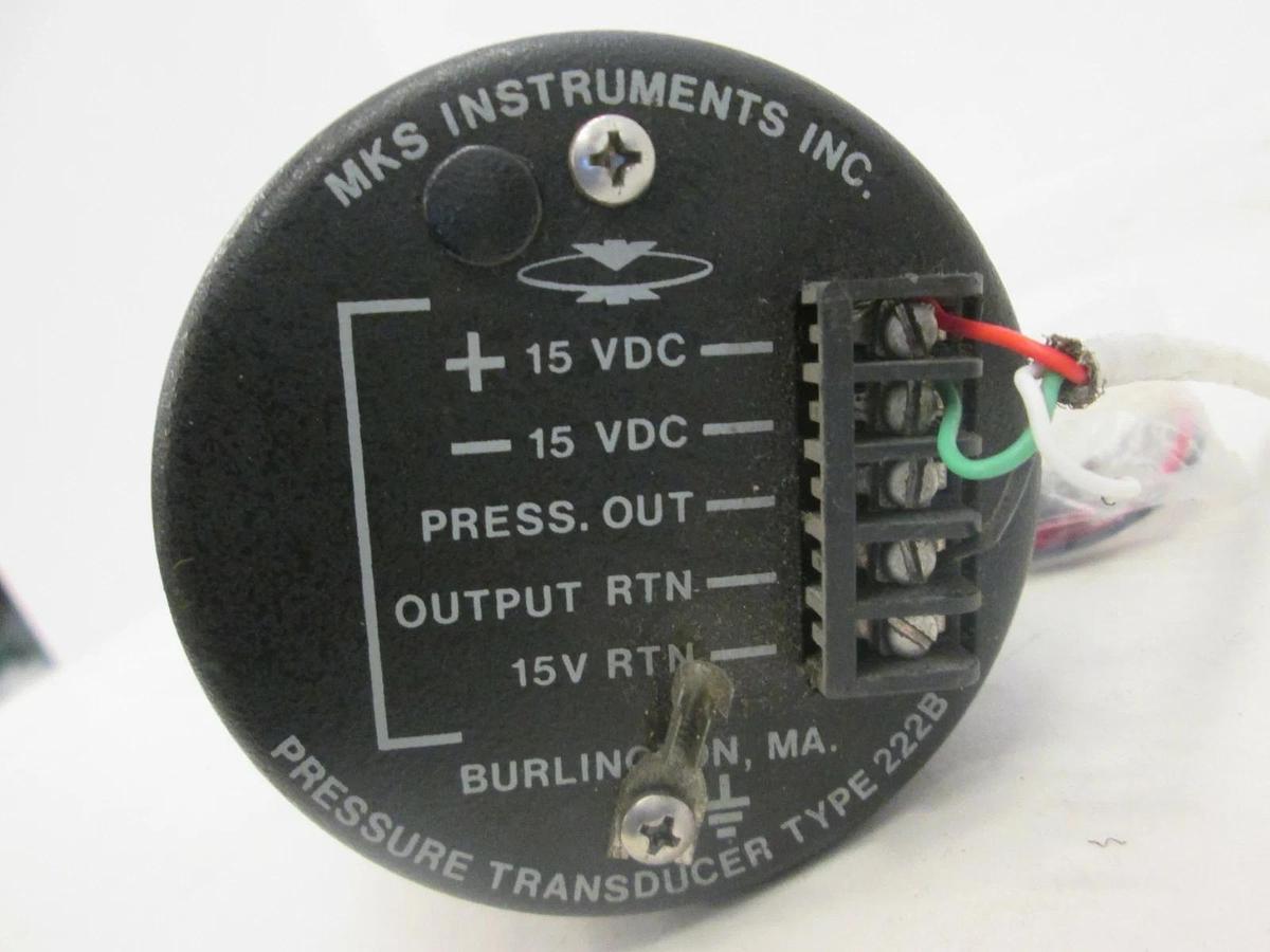 Used MKS, Baratron 10 Torr Pressure Transducer, 222BA-00010ABSP009-81, Used
