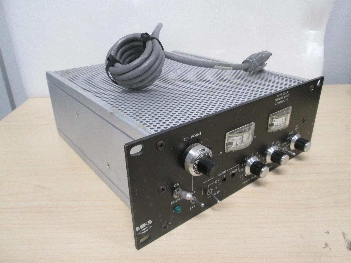 Used MKS, Type 252A, Exhaust Valve Controller, 252A-1-VP0, Used