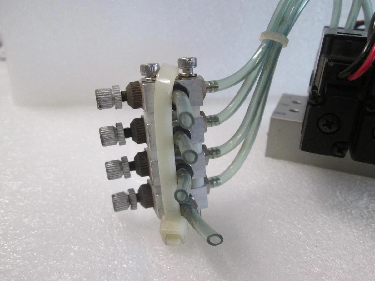 Used SMC, VZ3223, Solenoid Valve Block Assy, 2 Valves, Used