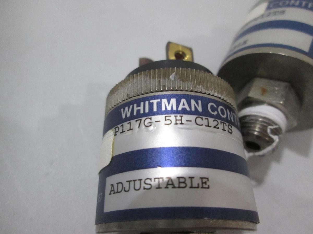 Used Whitman Controls, P117G-5H-C12TS, Pressure Switch, Used, Lot of 2