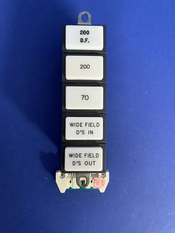 Used Perkin Elmer AI06 PCB Assy, 690-0746-008 w/ 5 Push Button Switches, New