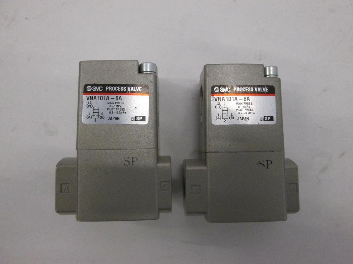 Used SMC, VNA101A-6A, Process Valve, Used, Lot of 2