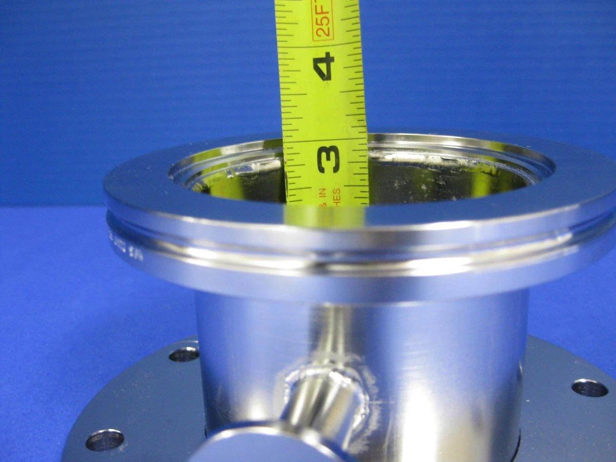 Stainless Steel Vacuum Pump Fitting: 5 5/8" OD Flange to ISO-80
