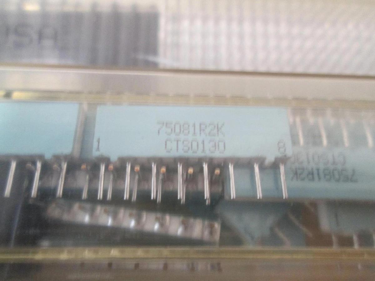 CTS Components, 750-81-R2K, Network Resistor, 2.5W,10-Pin, New, Lot of 600