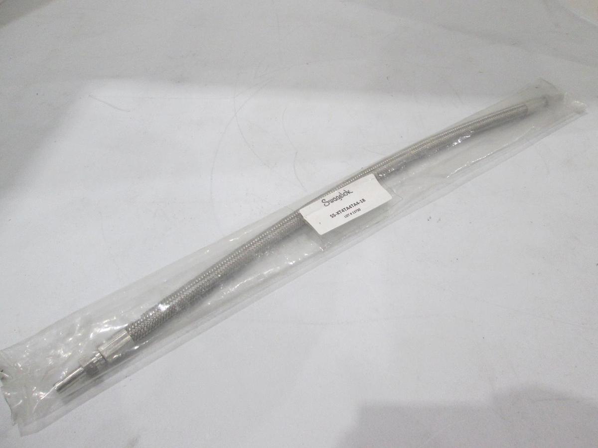 Swagelok, SS-XT4TA4TA4-18, Braided Stainless Steel Hose, New