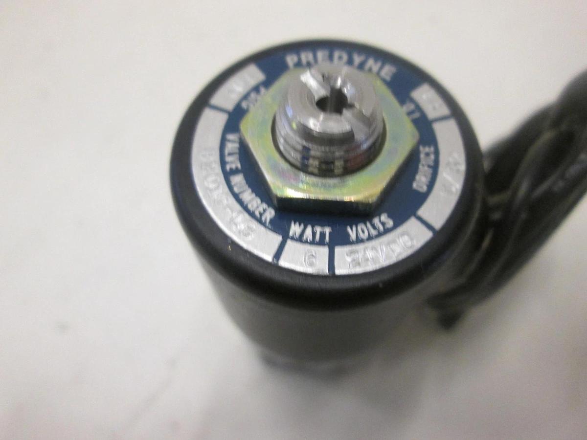 Predyne, B2016-LB, VALVE SOLENOID 2WAY 1/4NPT,24VLT,100 PSIG, 5/3, New