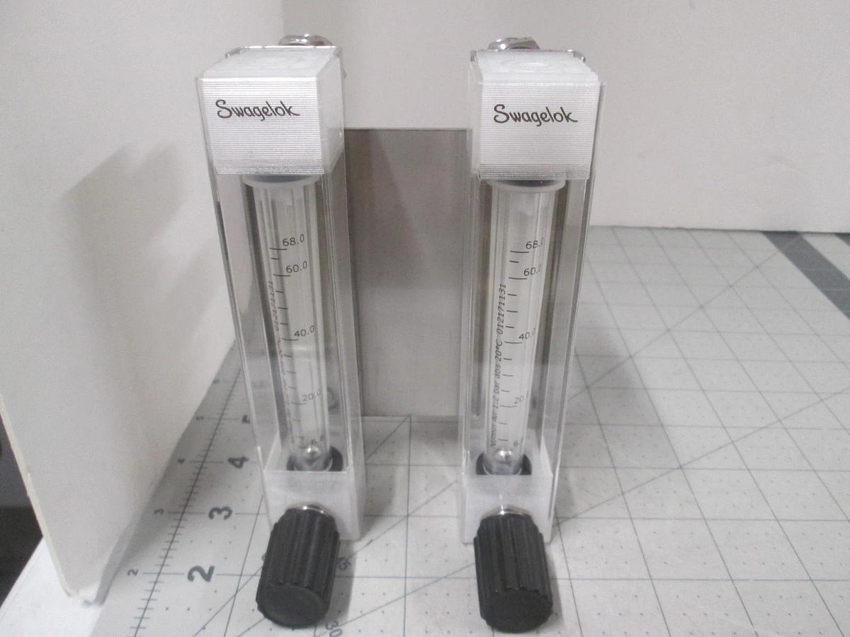Swagelok, VAF-GP-14L-1-0, PS: 4 Bar, Flowmeter Assy, New, Lot of 2