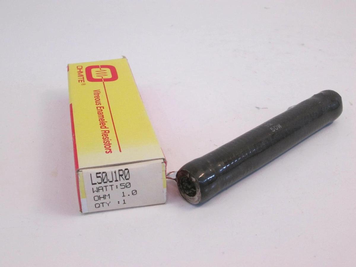 Ohmite L50J1R0, Vitreous Enameled Resistors