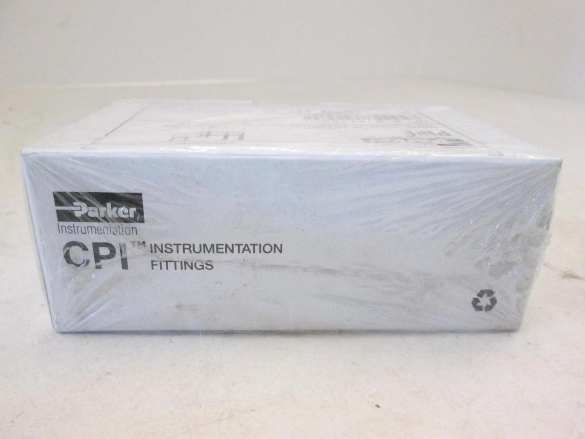 Parker, 6-6 FE-SS, Female Elbow Pipe Fitting Box of 5, New, Original Packaging