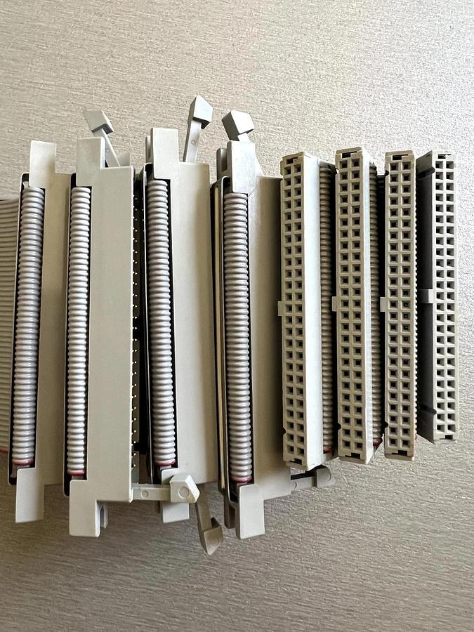 Used SVG VTR Ribbon Cable P/N: 601348-01 ASSY, HRNS, DWR Status 50 Pin, Used