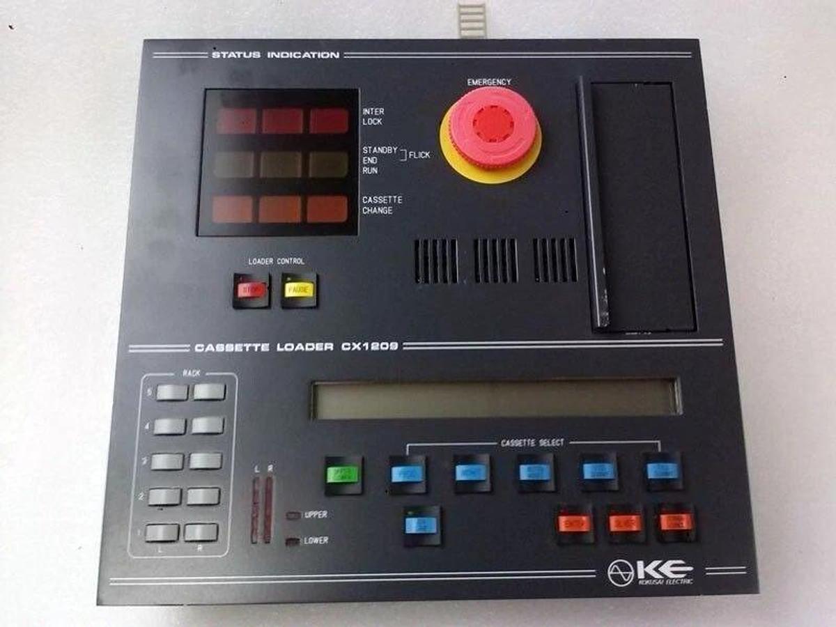 Used Kokusai CX1209 Cassette Loader Control Panel, Used