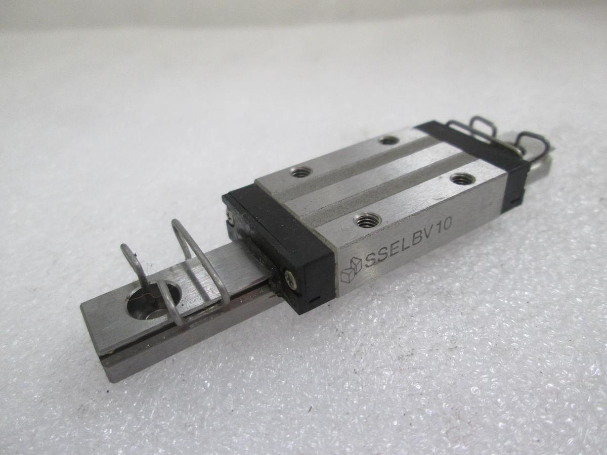 Misumi, SSELBV10, Linear Bearing Block w/ Slide Rail, New