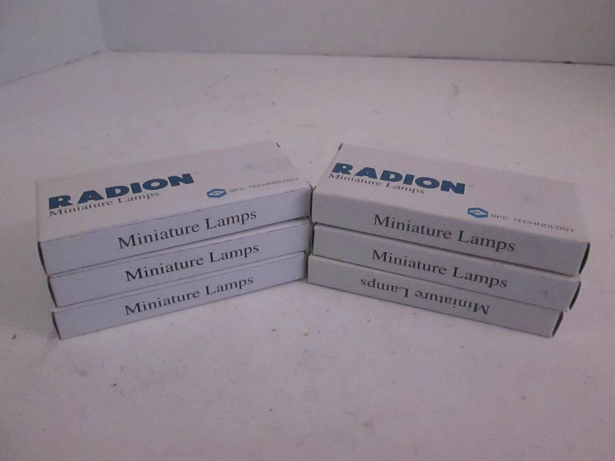 Used SPC Radion Mini Lamps 73, Pk of 10, Lot of 6 Boxes