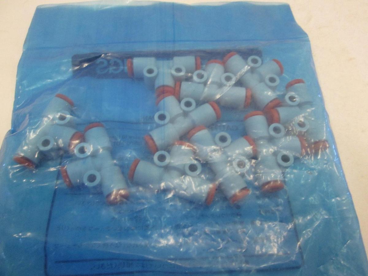 SMC, One Touch Miniature Union Tee, KJT01-00, New, Lot of 10