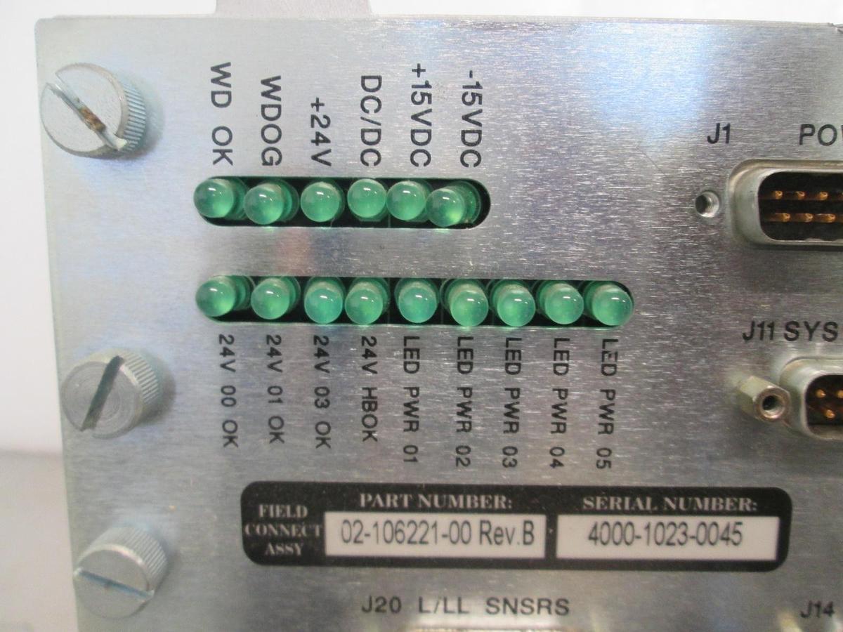 Used Digital Dynamics, SIOC, WTS1 Field Connector Module, 02-106221-00, Used