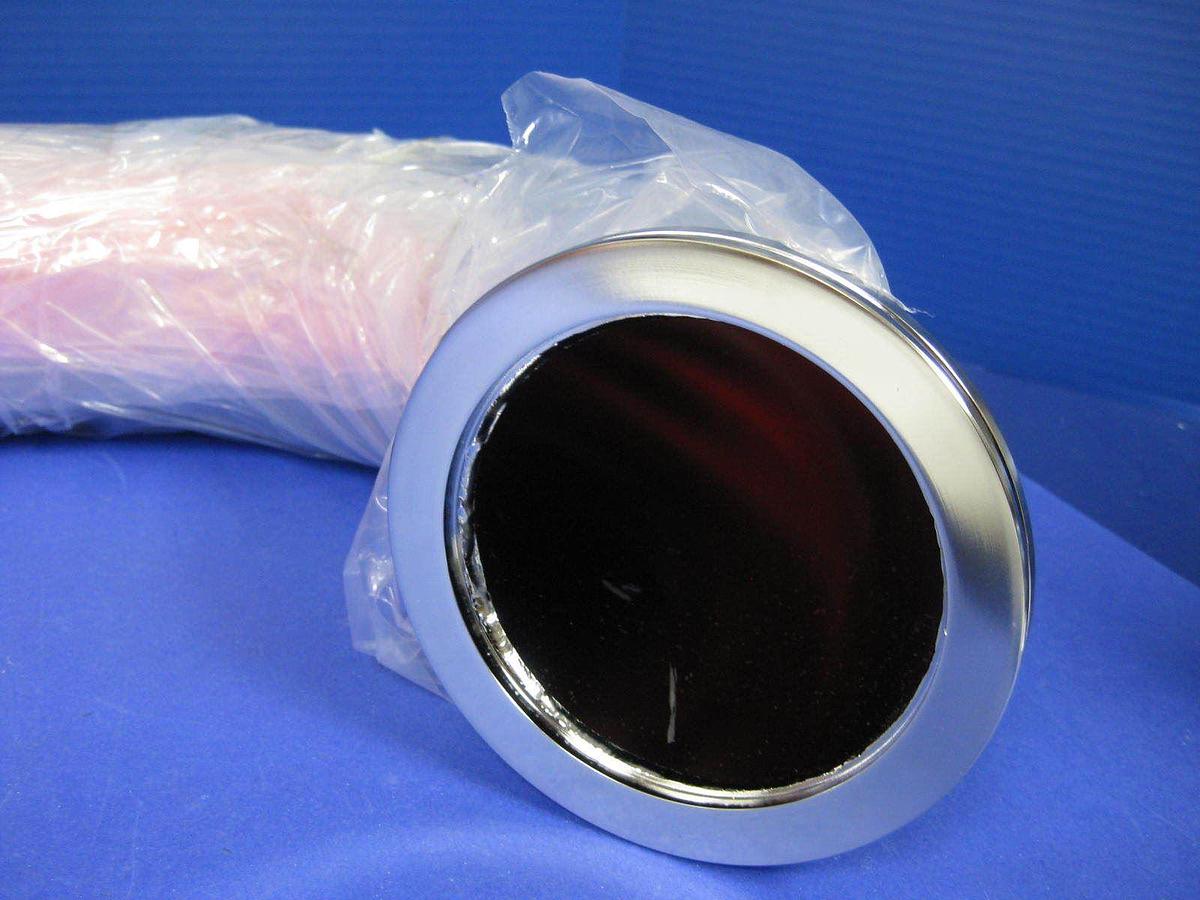 Stainless Steel Vacuum Pipe 180° Elbow "J" Shape, ISO-100 , 22"L, New
