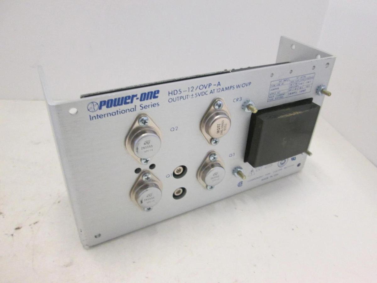 POWER ONE, HD5-12/OVP-A, FTG, POWER SUPPLY 5VDC AT 12 AMPS W/OVP, NEW