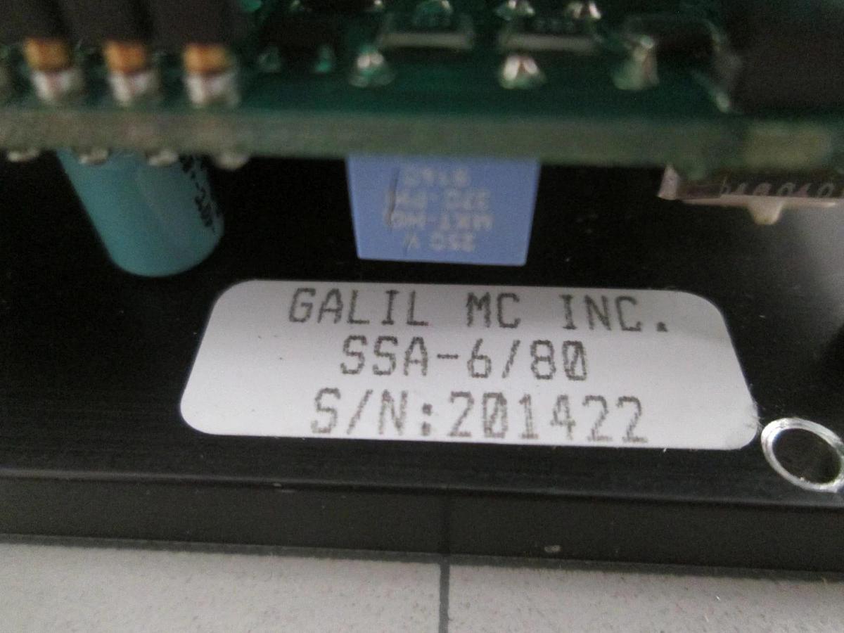 Used Galil MC Inc., SSA-6/80, Controller, Used