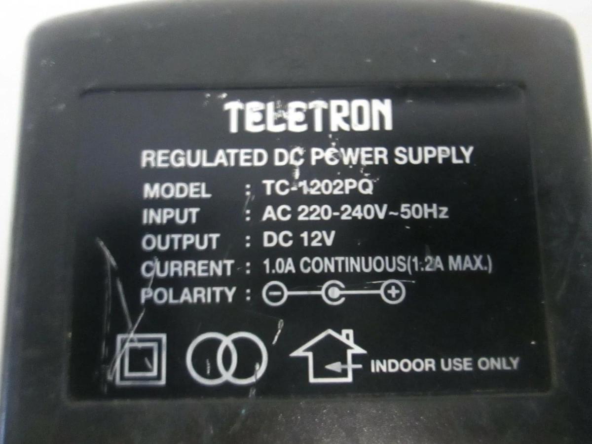 Used Teletron, TC-1202PQ, Regulated DC Power Supply, Used