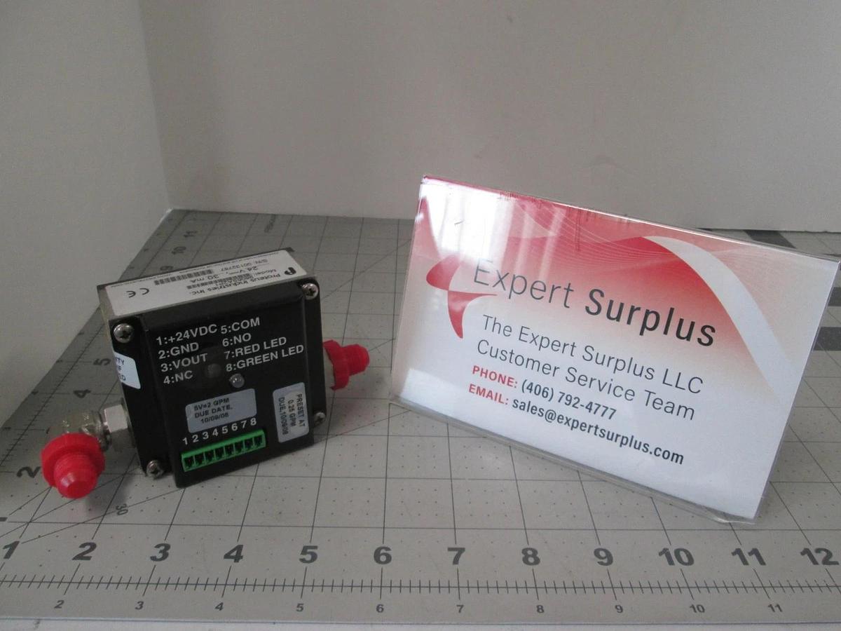 Proteus, Model 9806SA2P1, Fluid Flow Switch, 24V, 30mA, New