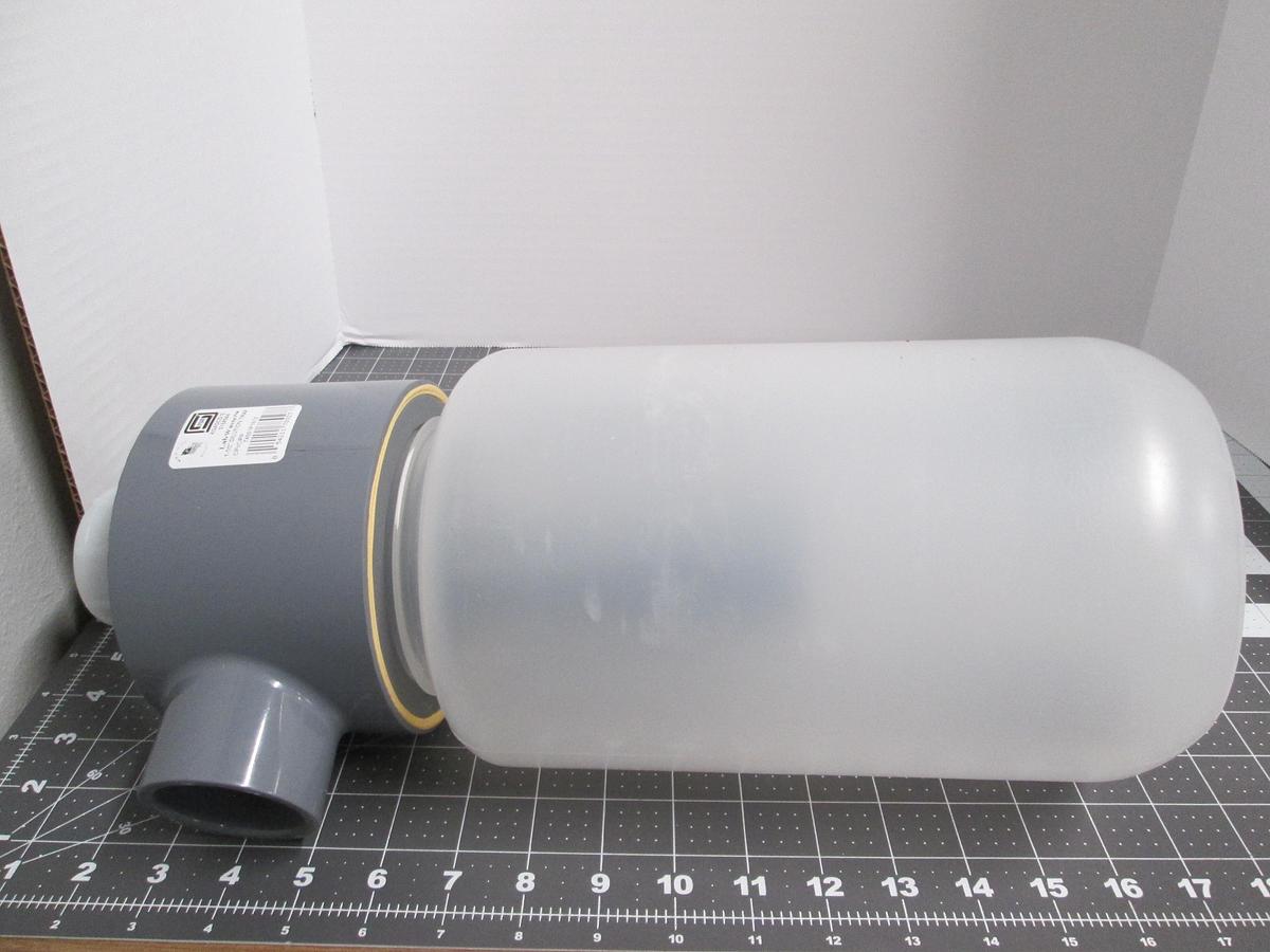 Used Spears LabWaste, T4001P1612, 1-1/2" CPVC Polypropylene Dilution Trap