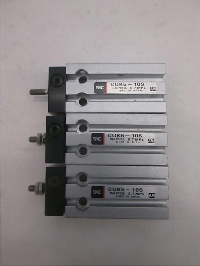 Used SMC, Installation Cylinder, CUK6-10S, Used, Lot of 3