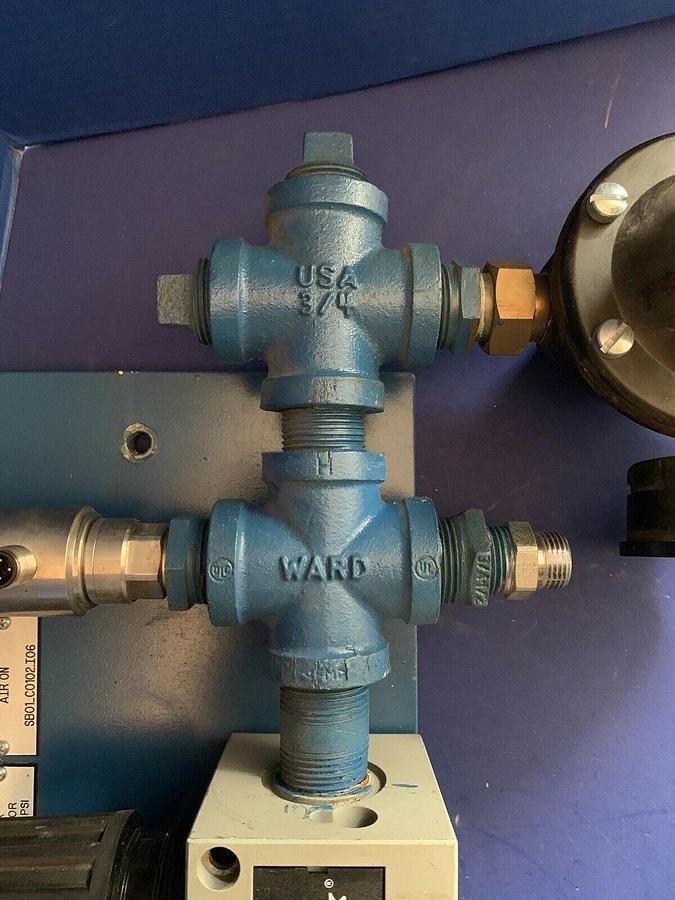 Used Numatics FlexiBlok Assy: Filters, Valves, Regulator & Turck Pressure Transducer