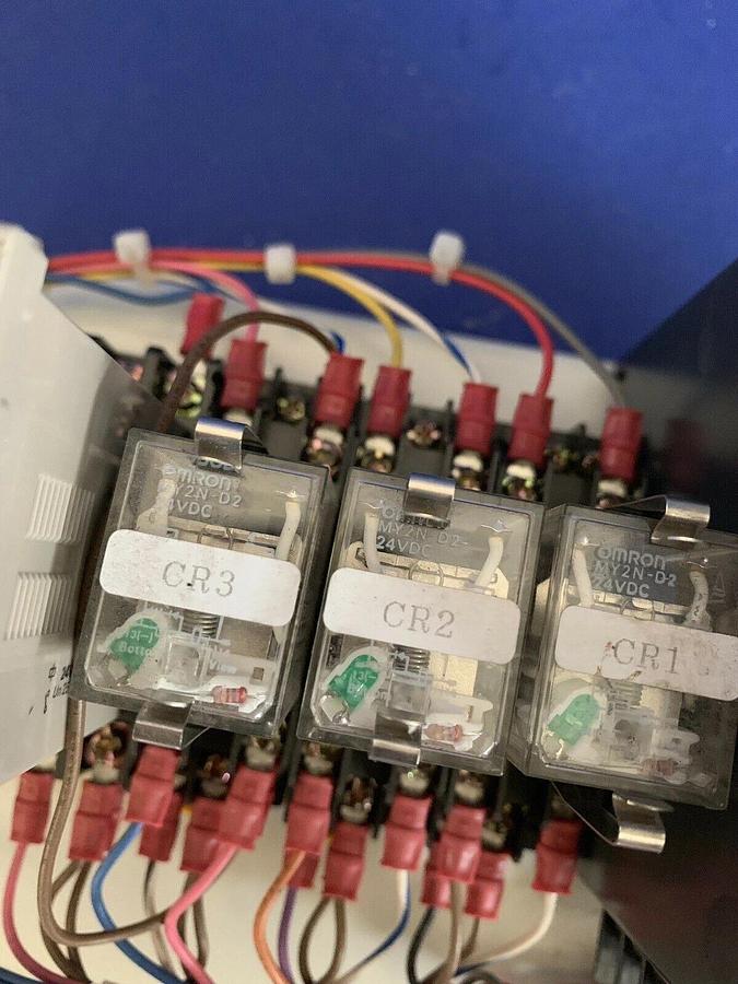 Used Nemic-Lambda EWS15-24 Power Supply Assy w/ Omron H3CR-H8L Timer, Used TEL