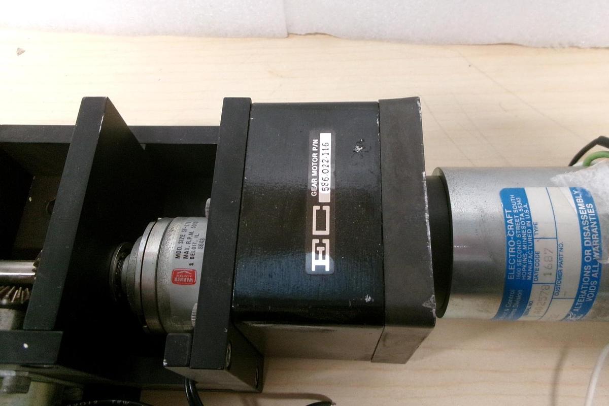 Used Robbins Myers model E586, motor assly, warner 8643, used