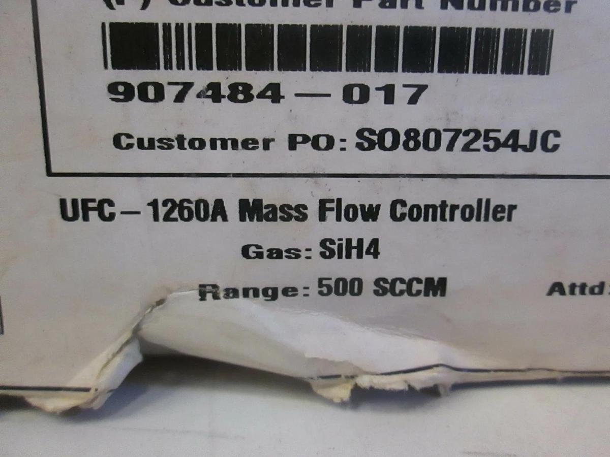 Unit UFC-1260A Mass Flow Controller MFC, SIH4, 500 SCCM, NIB