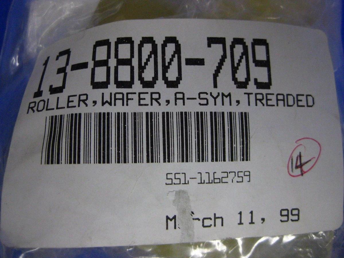 Used Roller Wafer Asymmetric Treaded- 13-8800-709 - Rev B LAM Research, Lot of 2