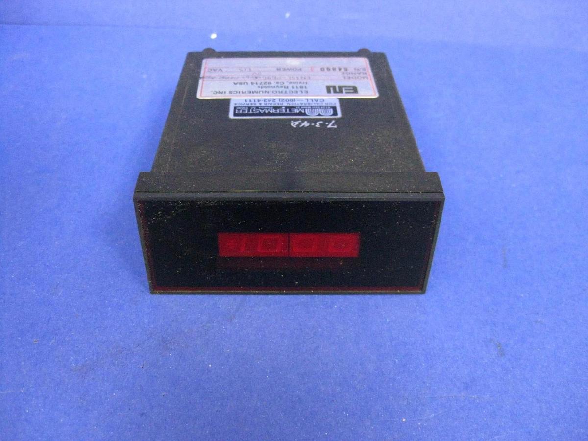 Used Electro-Numerics EN35L-P696 Digital Panel Meter, Range: 2V, 115VAC