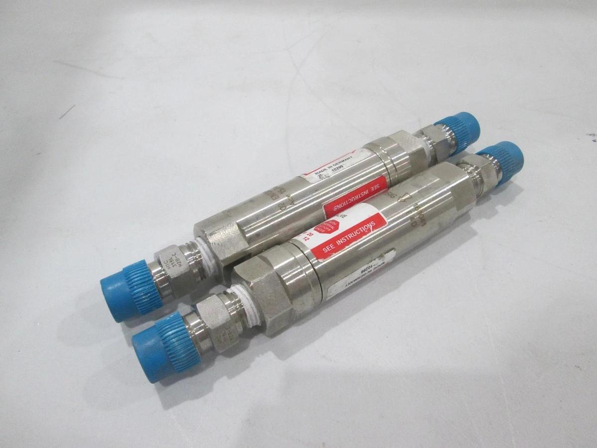 SuperFlash, Flash Arrestor and Check Valve, DGN Stainless Steel, New, Lot of 2