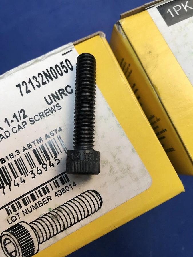 Used Holo Krome 5/16-18 x 1-1/2 Socket Head Cap Screw, Lot of 100