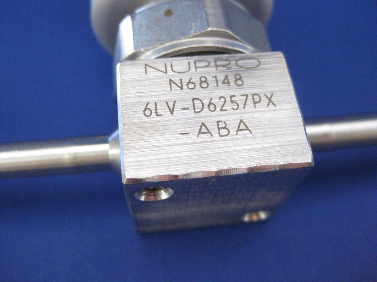 NUPRO 6LV-D6257PX-ABA 3-Station Pneumatic Valve Manifold Assy NC/NO/NC, NEW