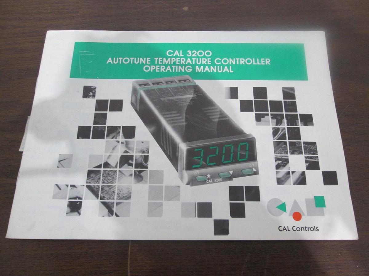Used CAL Controls, CAL 3200, Autotune Temperature Controller, Operating Manual, Used