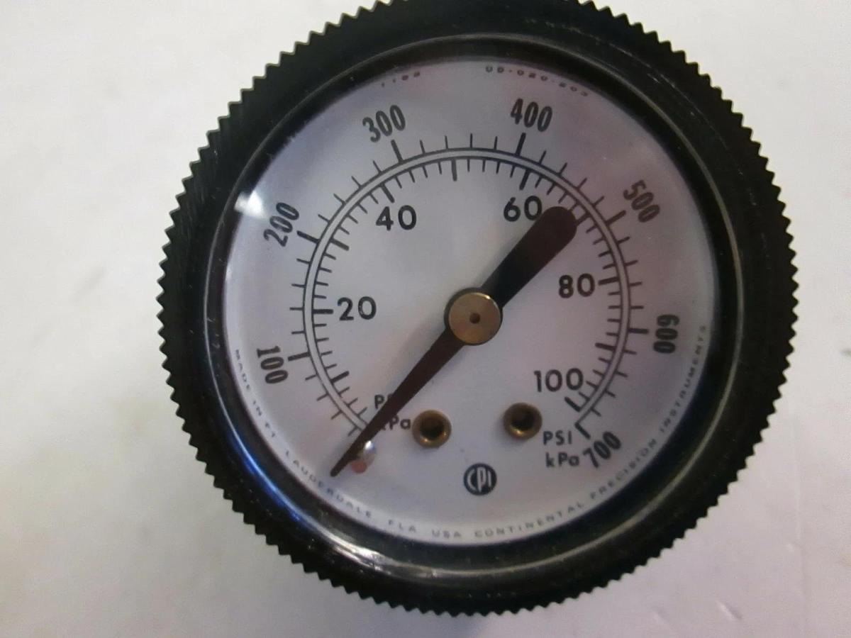 CPI, 13523N,Pressure Gauge, 0-100 PSI, 0-700kPa, NIB