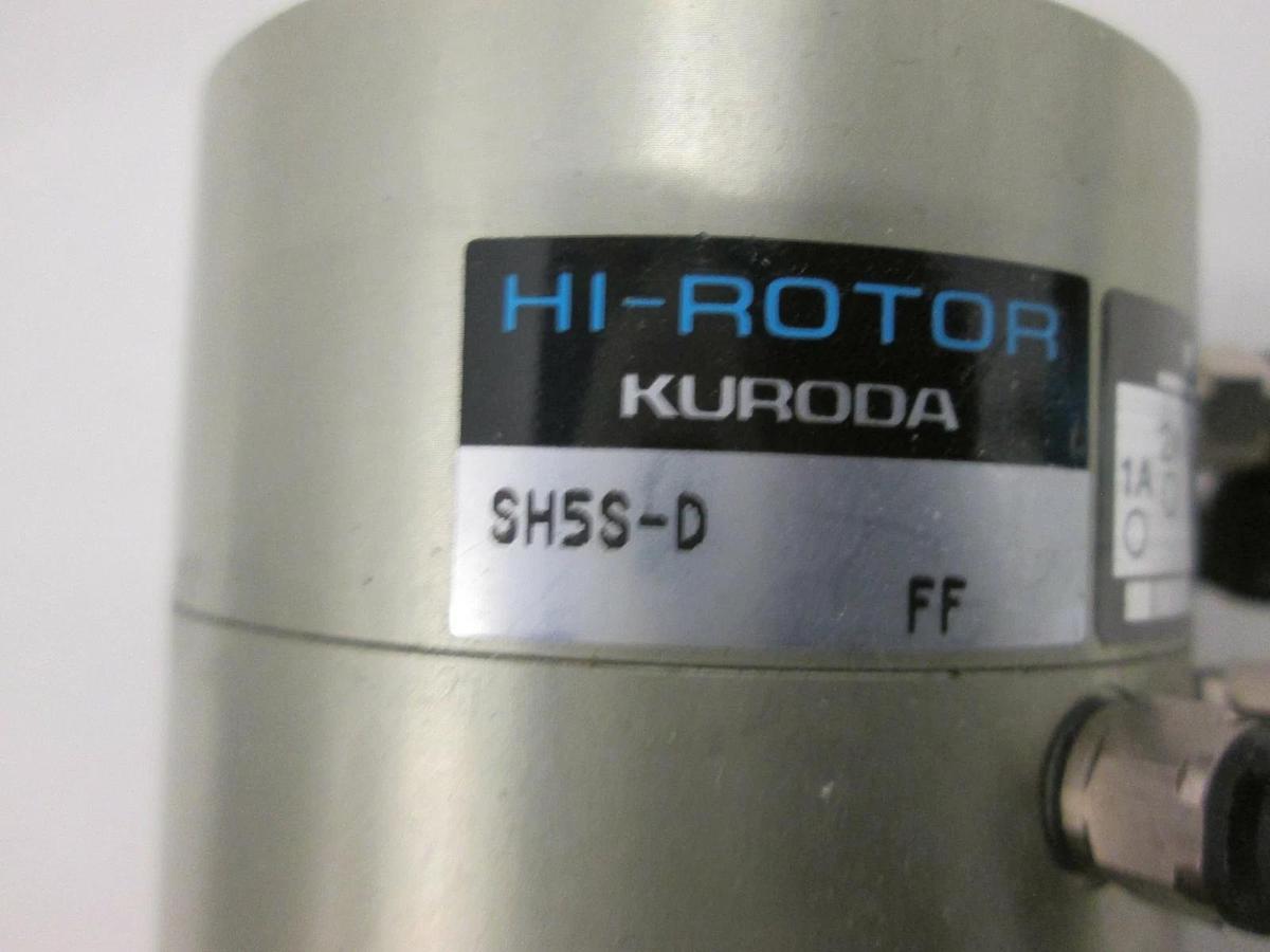Used Kuroda, SH5S-D, Pneumatic Hi-Rotor, Used