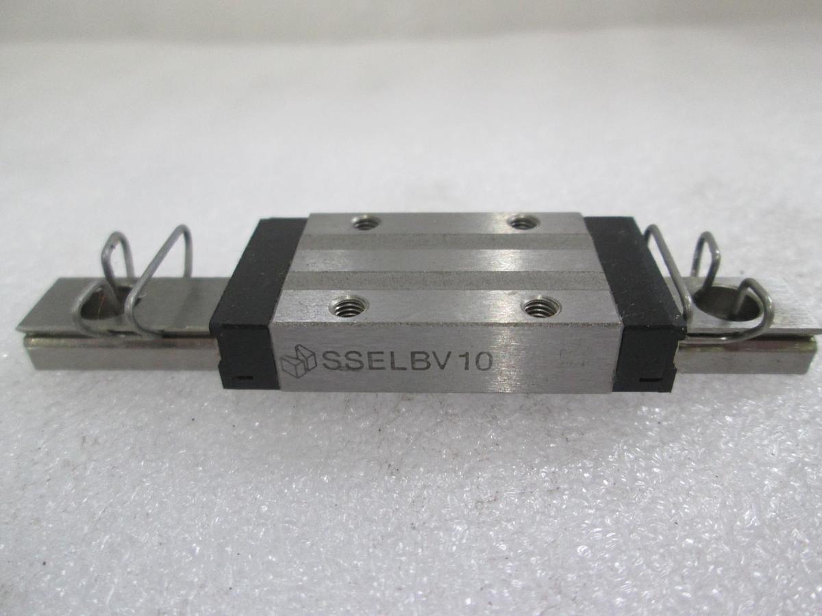 Misumi, SSELBV10, Linear Bearing Block w/ Slide Rail, New
