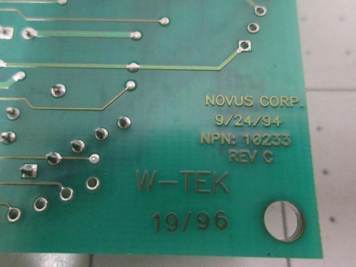 Used Novus Corp., 171800-001, I/O 22 PCB Assy, Used