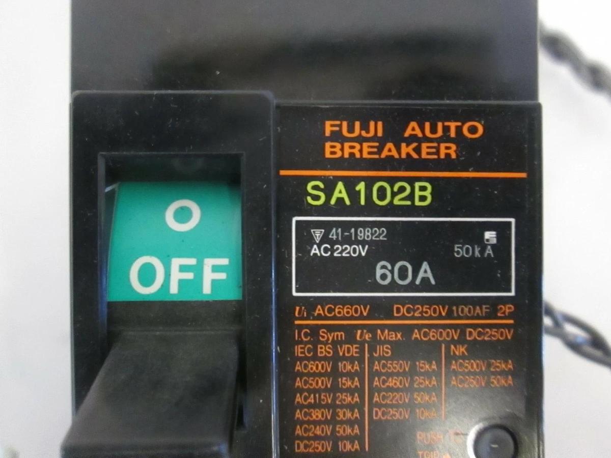 Used Fuji Auto Breaker, 2 Pole, SA102B, Used