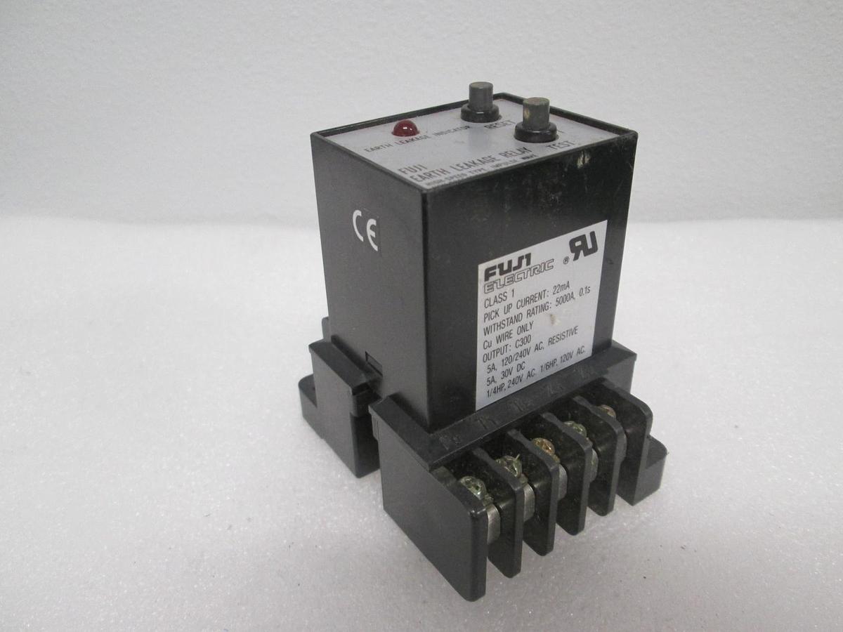 Used Fuji Electric, Class 1, Earth Leakage Relay, Used