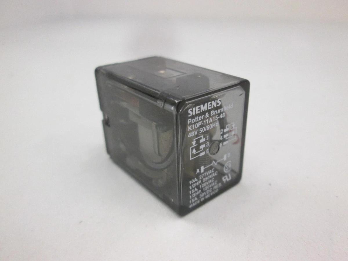 Used Potter & Brumfield, K10P-11A15-48, 48V Relay, Used