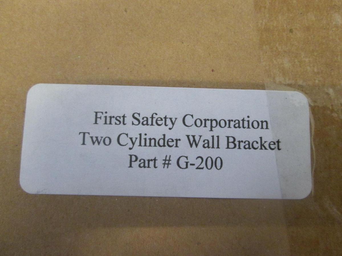 First Safety Corporation, Two Cylinder Wall Bracket, G-200, New, Lot of 2