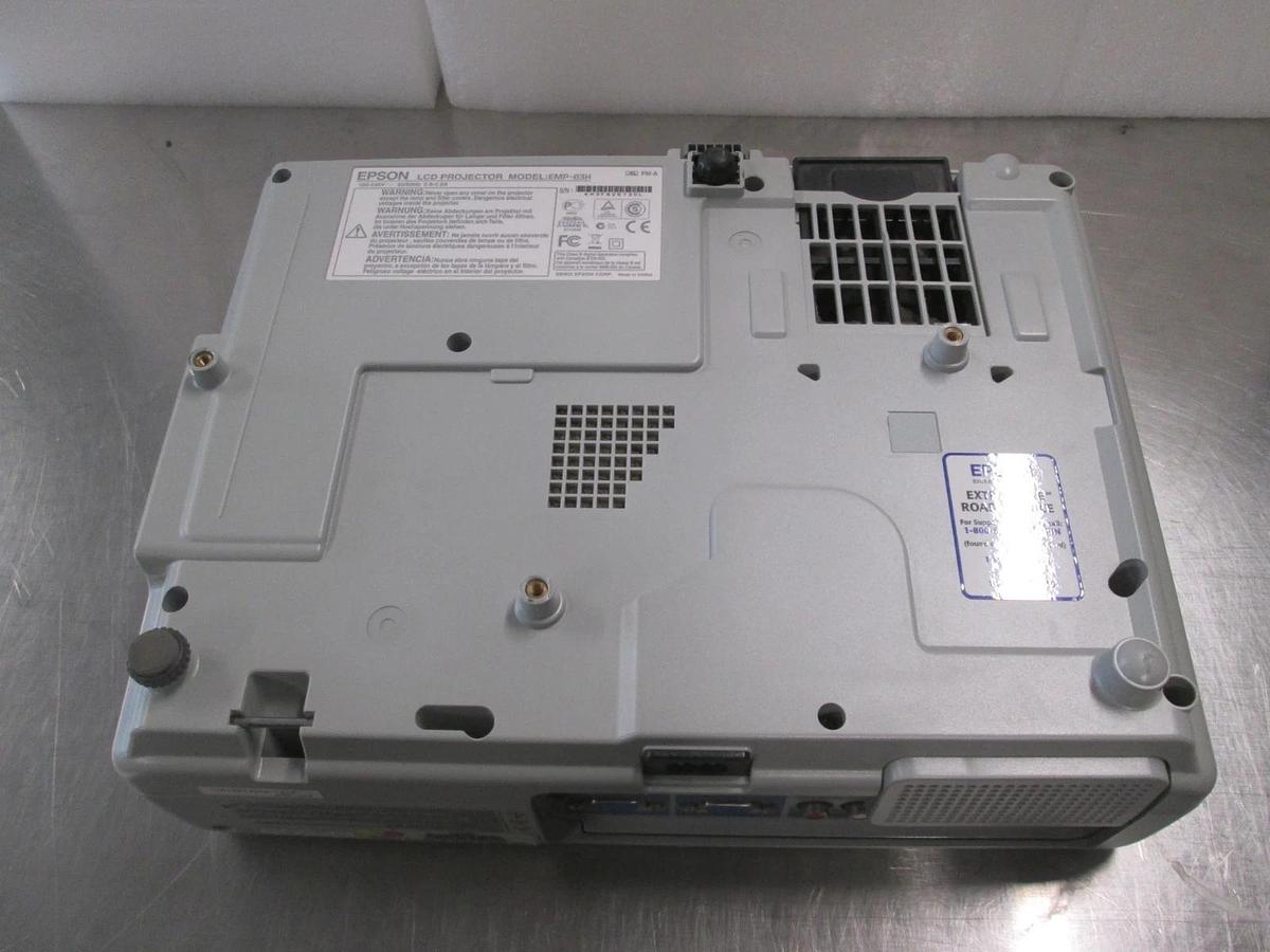 Used Epson Model: EMP-83H, LCD projector 100-240v, 50/60Hz 2.8-1.2A
