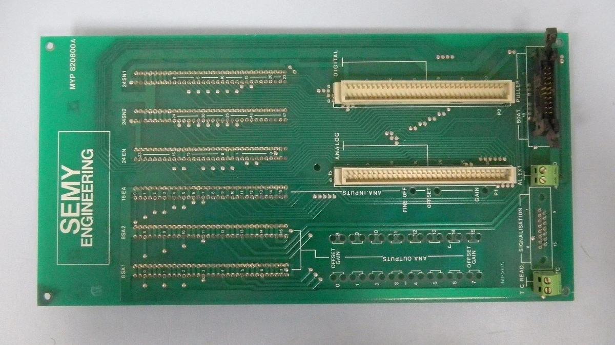 Used Semy Engineering MYP 820800A, PCB Assembly, Working When Removed