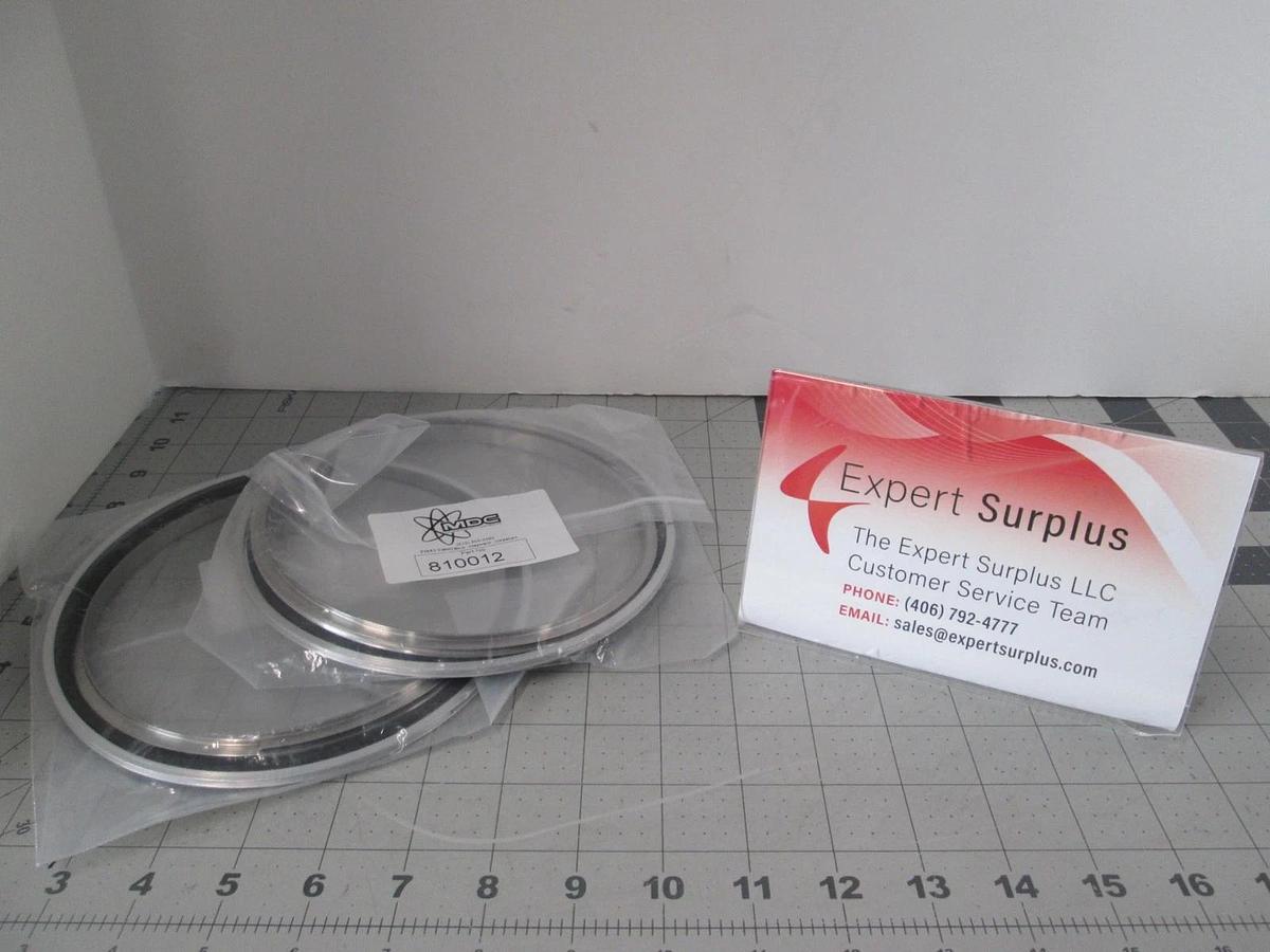 MDC, Aluminum Centering Ring, 810012, ISO 160, Viton, New, Lot of 2