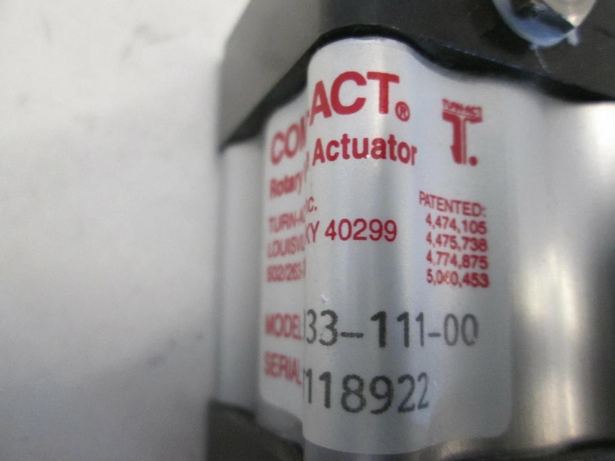Used Comp-act, 033-111-00, Rotary Vane Actuator, Used